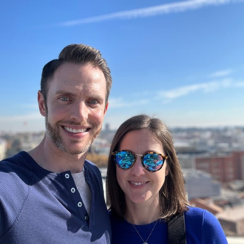 Ben and Lisa abroad
